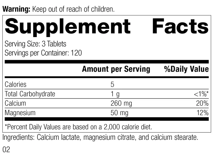 1905 Calcium Lactate 360T