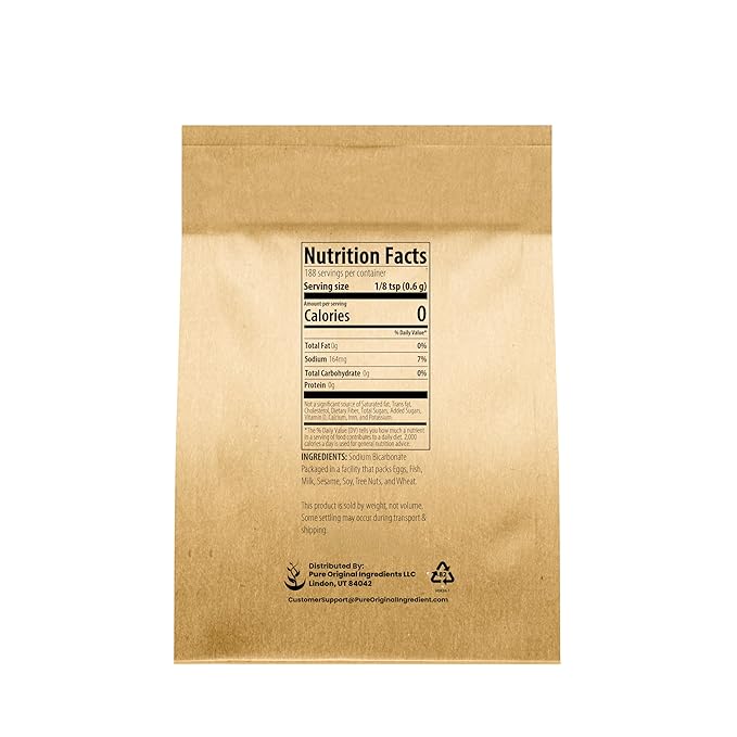 PURE Baking Soda Sodium Bicarbonate 4oz
