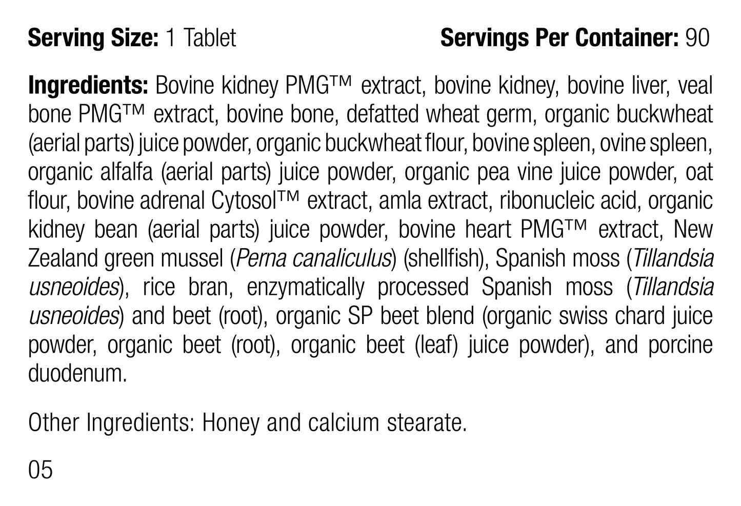 A5405 Feline Renal Support 90T