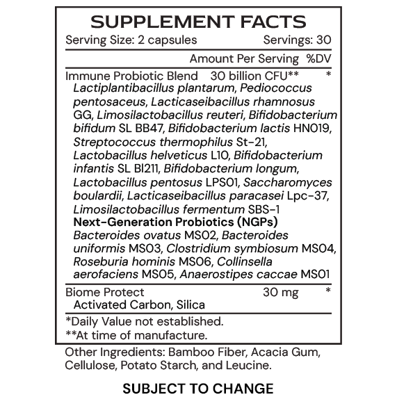Immune uBiomic 60C