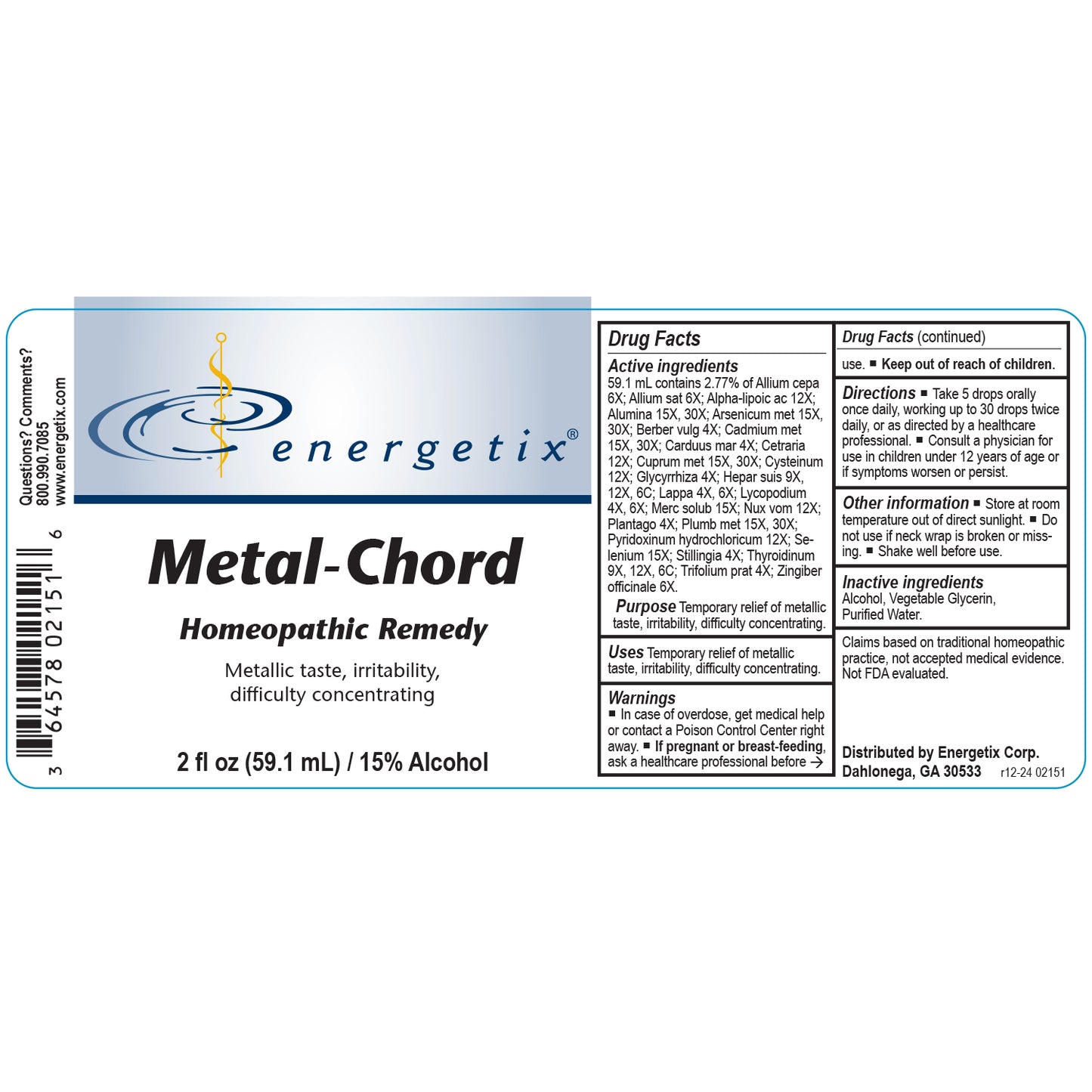 Metal-Chord 2oz
