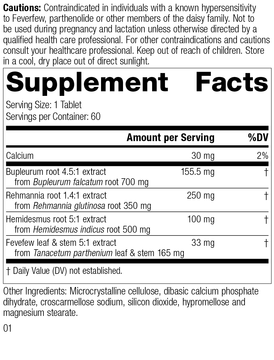 M1386 Rehmannia Complex 60T