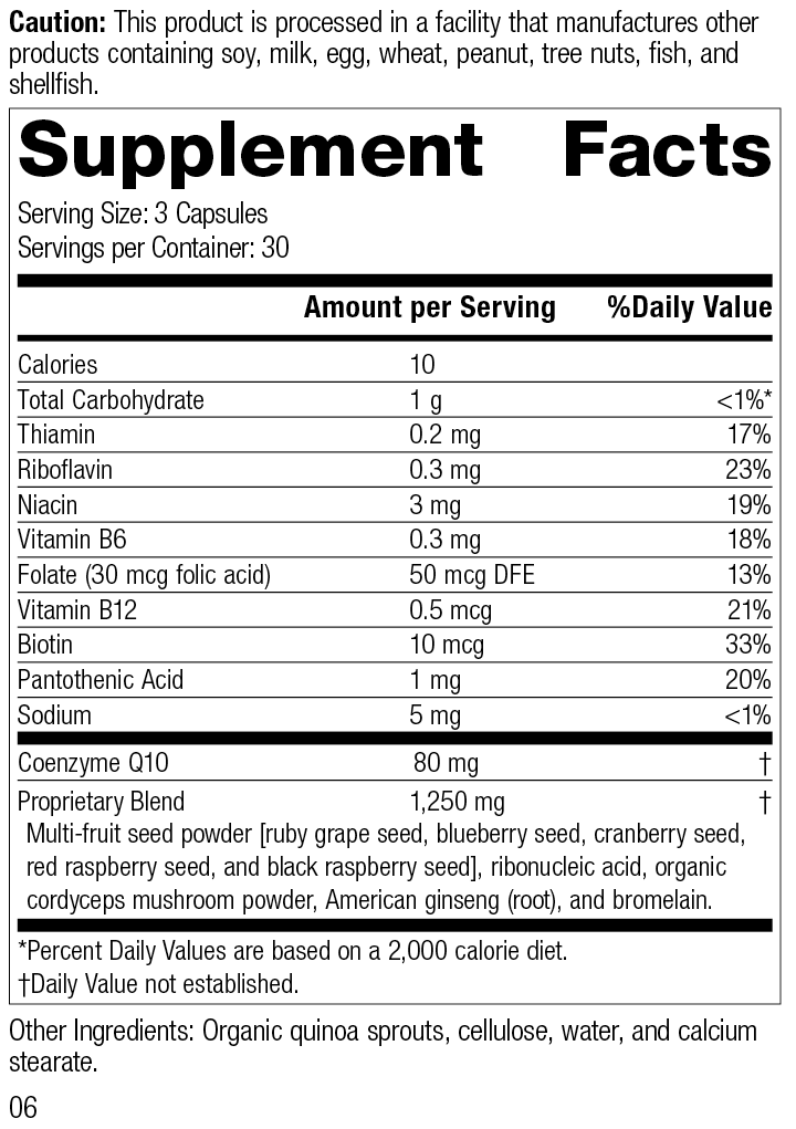 2174 B Vitality w CoQ10 (Cellular Vitality) 90C