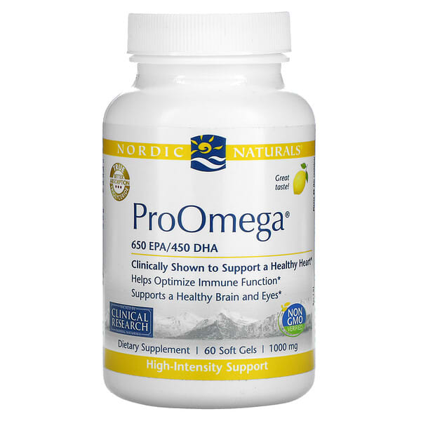 Nordic Naturals ProOmega Lemon 60 ct - Nutrivene