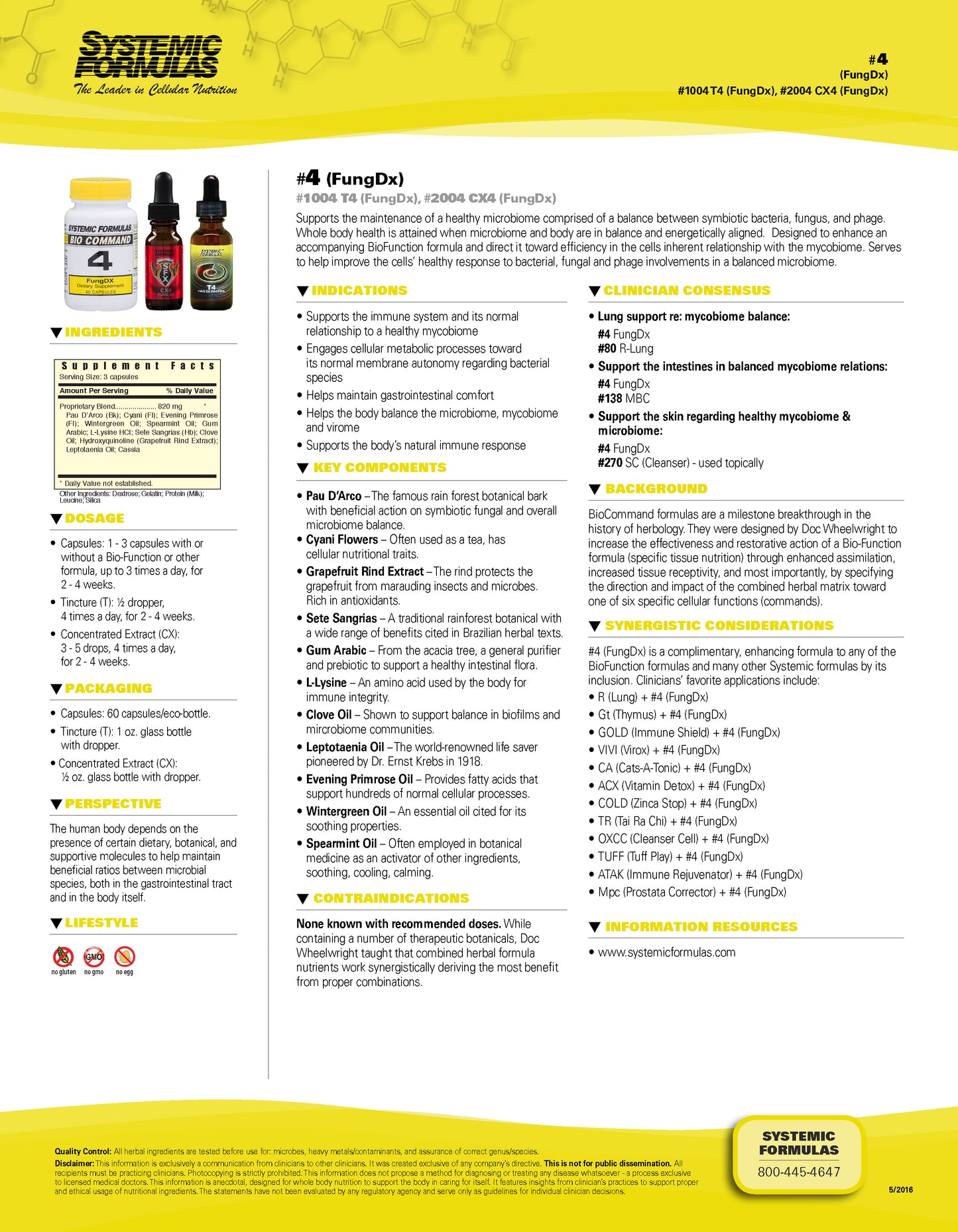 CX4 FungDx extract .5oz