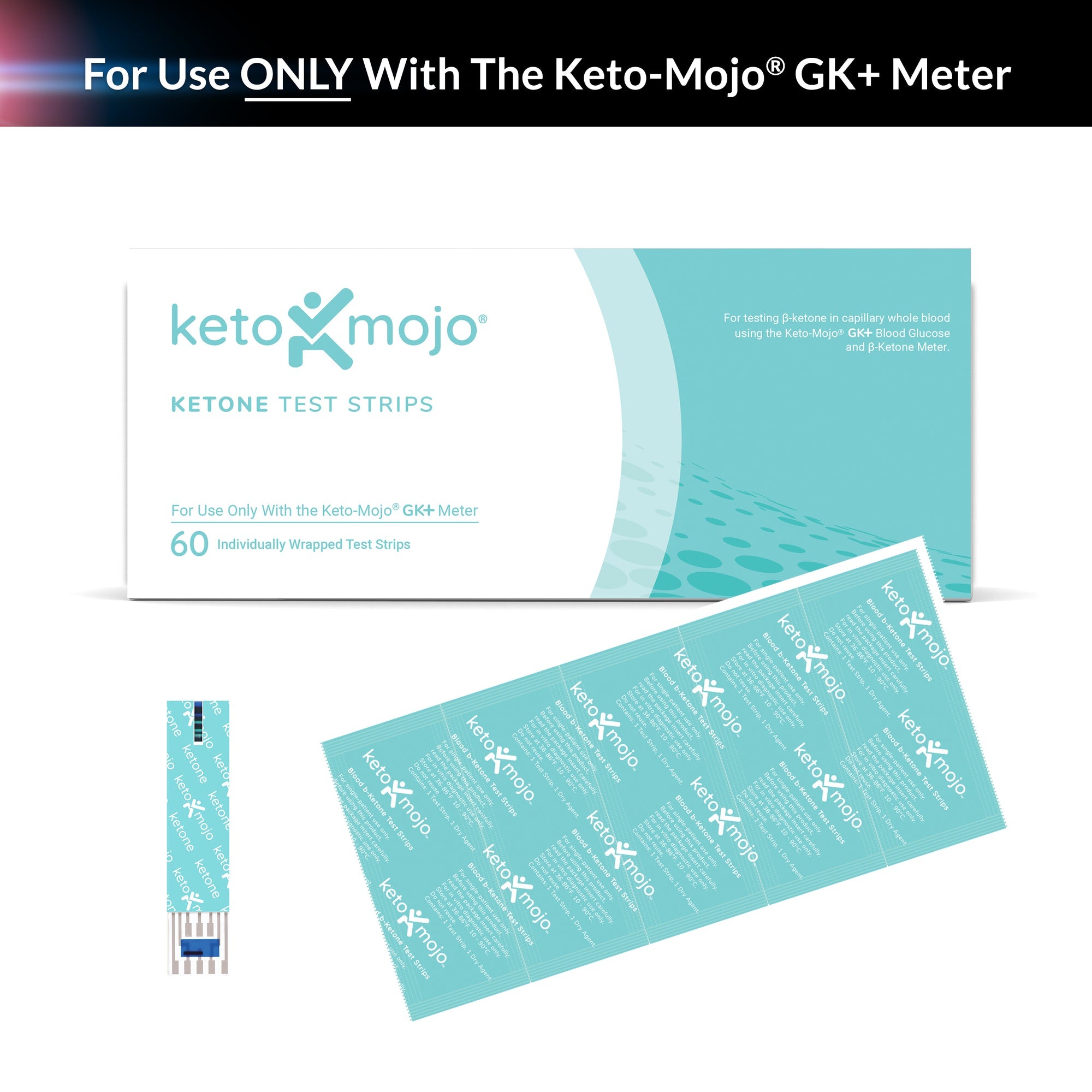 Keto-Mojo Ketone Strips 60-pack – NHCAAonline