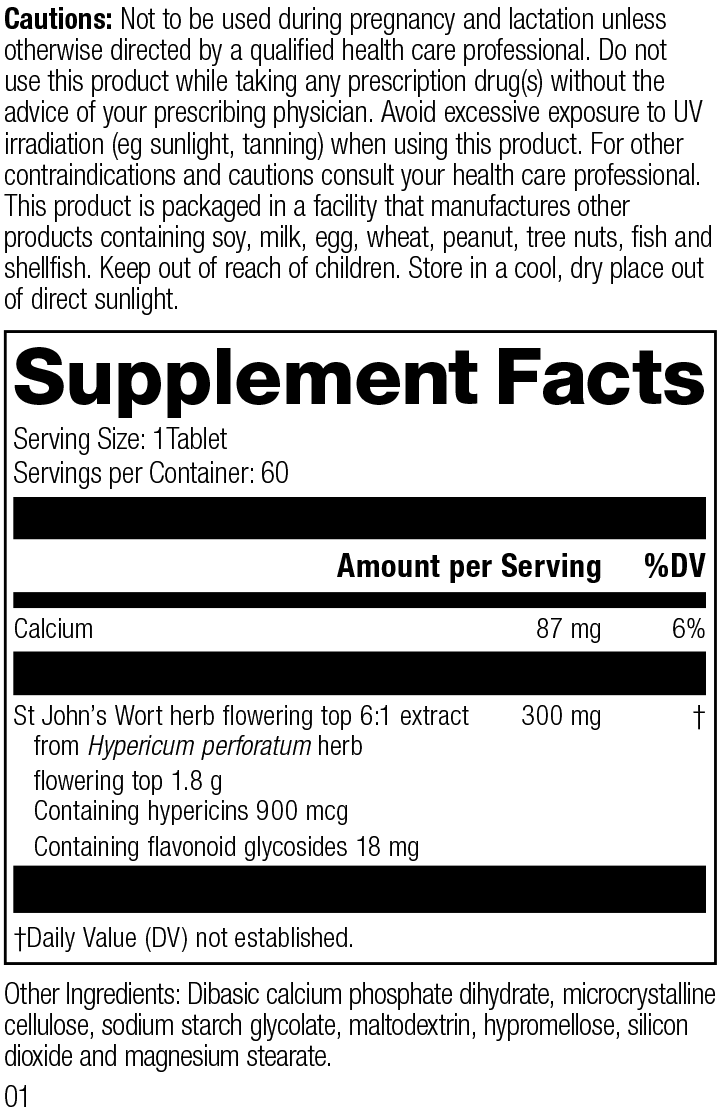 M1795 St John's Wort 60T