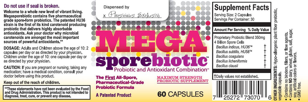 MegaSporeBiotic 60C