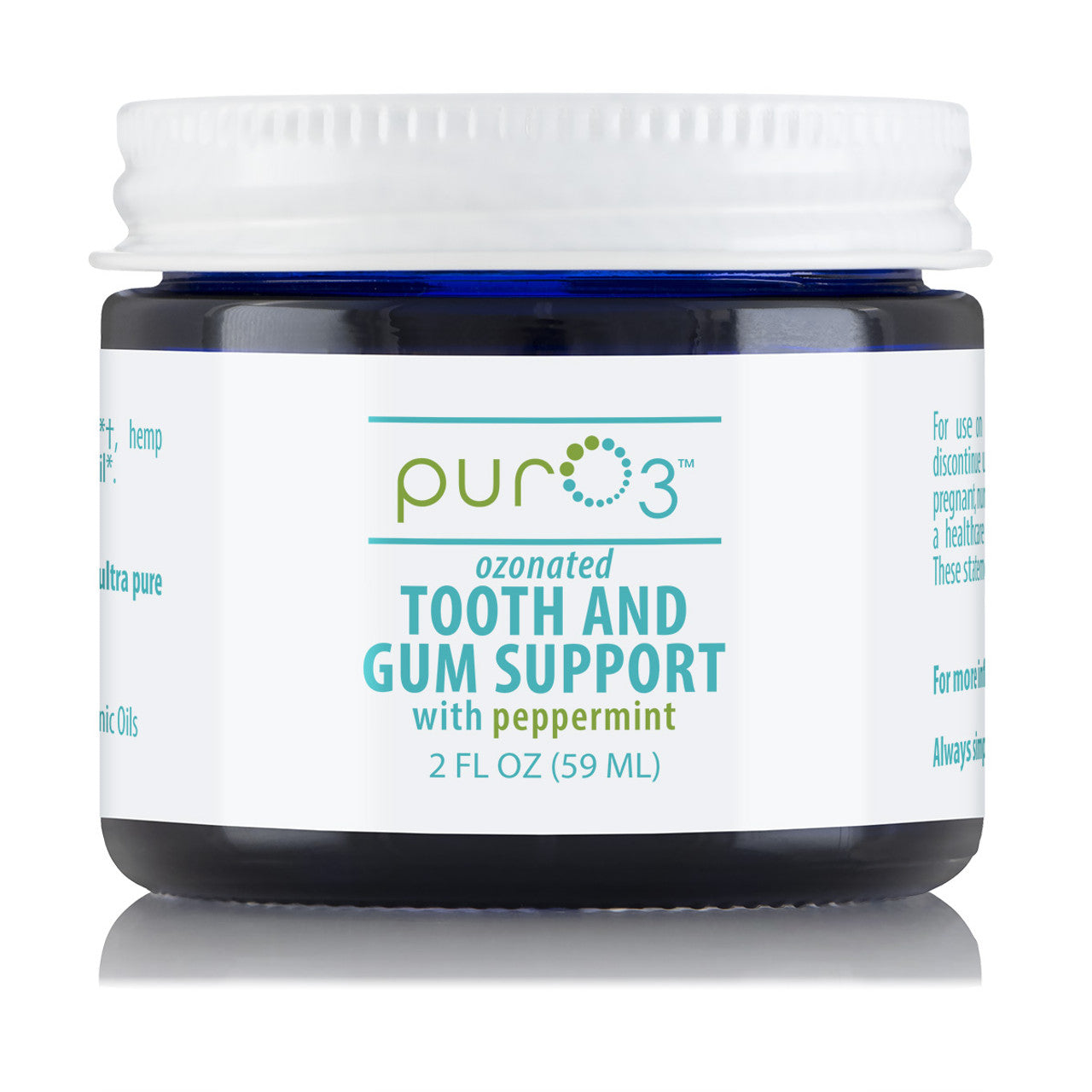 PurO3 Tooth and Gum Support 2oz-Peppermint