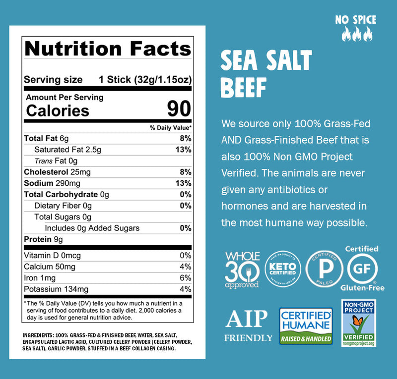 Sea Salt Beef Stick
