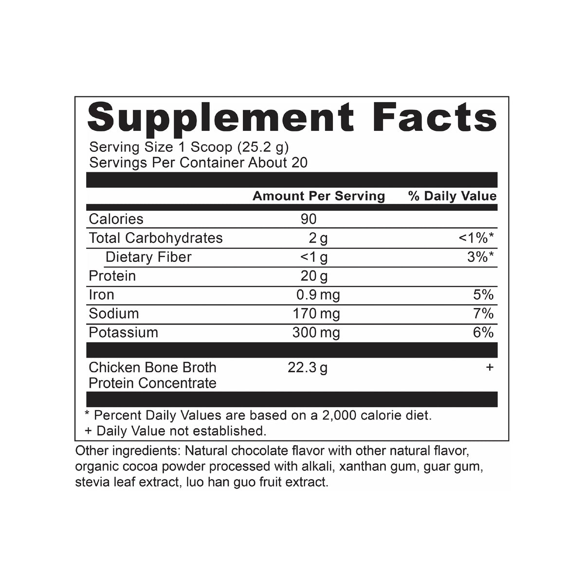 Bone Broth Protein CHOCOLATE