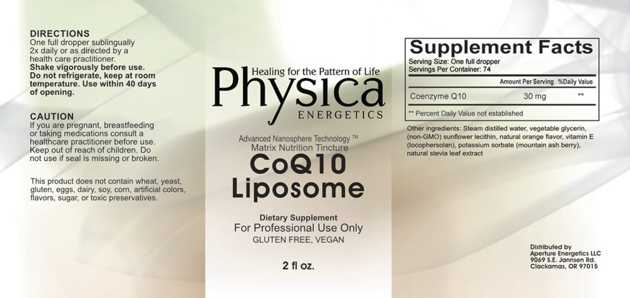 CoQ10 Liposome Tincture 2oz