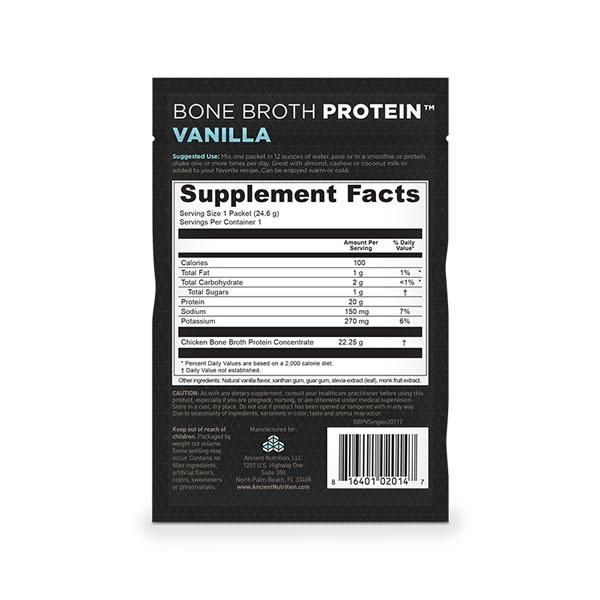 Bone Broth Protein Vanilla Packet