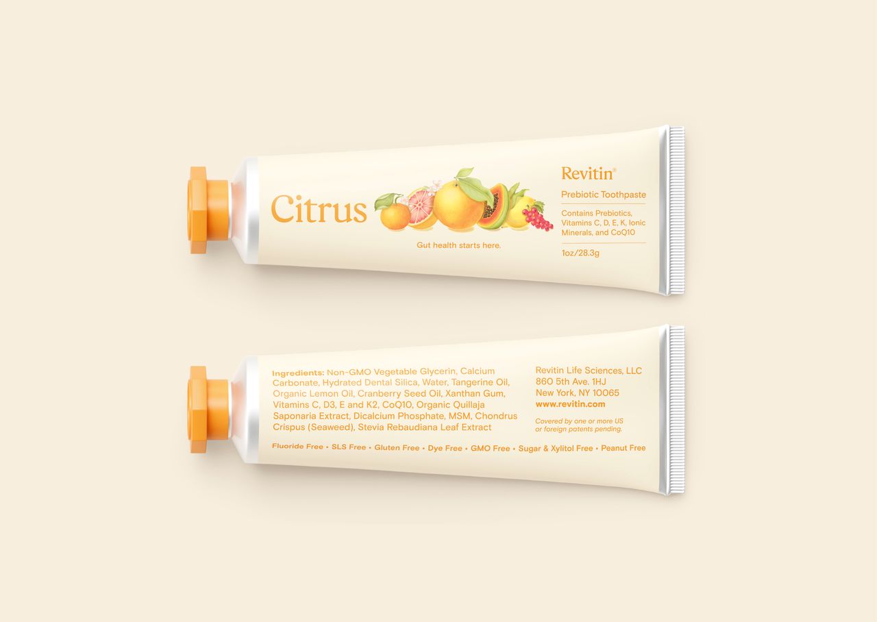 Revitin Citrus Travel Toothpaste 1oz
