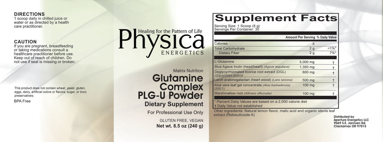 Glutamine PLG-U Powder 240g