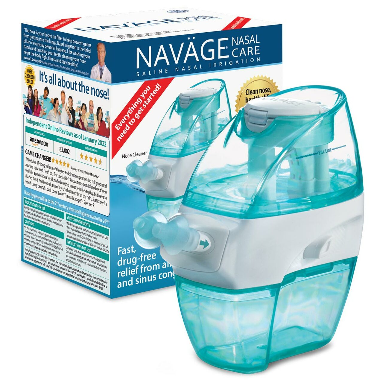 Navage Nose Cleaner with 20 SaltPods – NHCAAonline