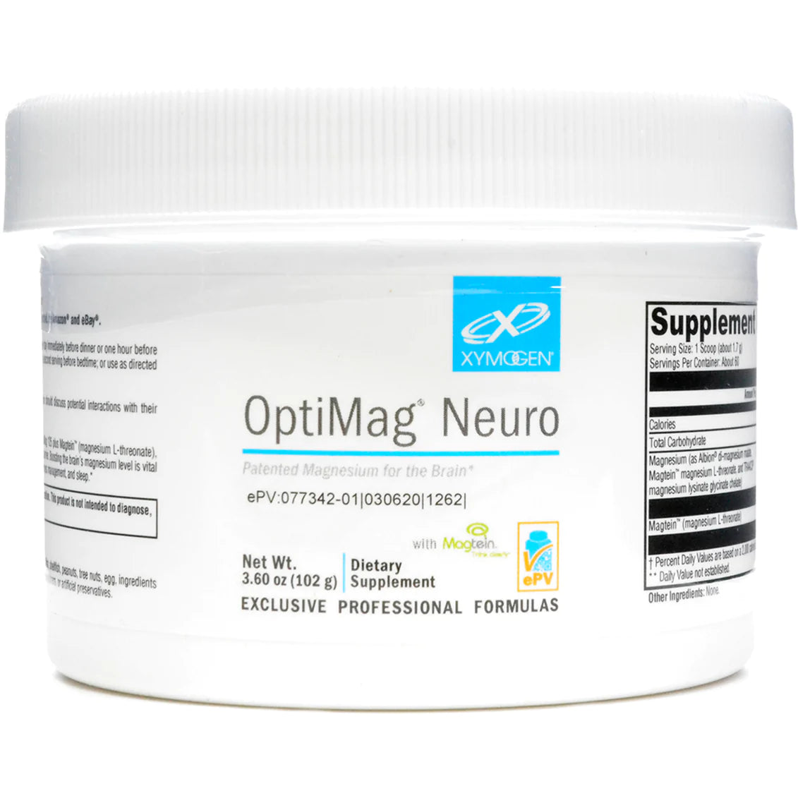 OptiMag Neuro Unflavored 60 Servings
