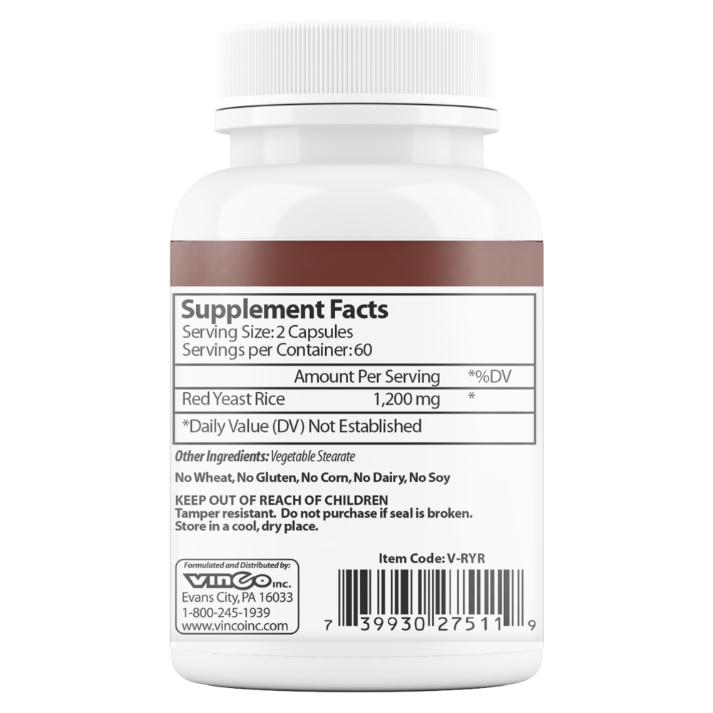 Red Yeast Rice (Rx) 600mg 120C
