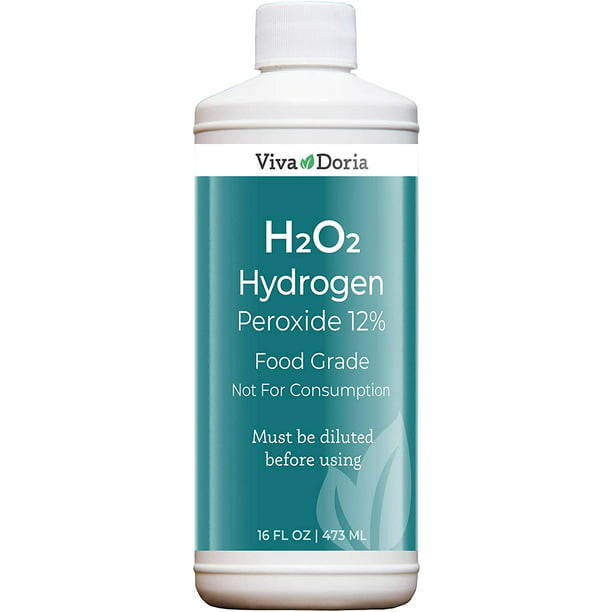H2O2 Hydrogen Peroxide - Food Grade 12% 16oz